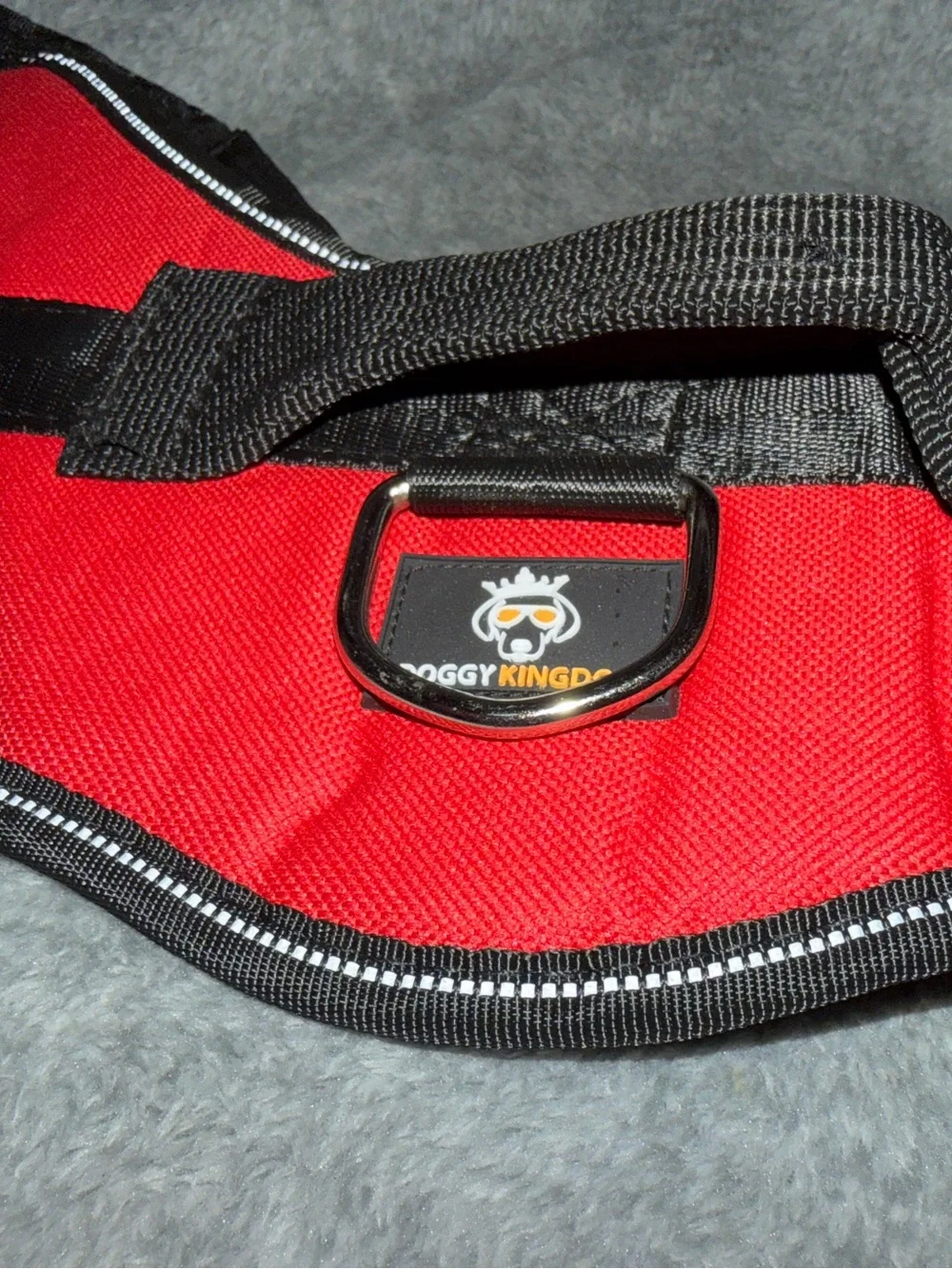 Doggy Kingdom Red No Pull Dog Harness Reflective Straps